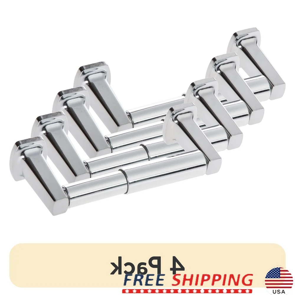 

Настенный держатель для туалетной бумаги в упаковке, хромированная отделка, цинковый сплав, легко сменный дизайн, аксессуары для ванной комнаты