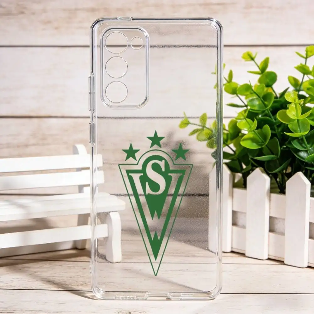 

1892 S-Santiago W-Wanderers-s For Samsung Galaxy S24 S25 S23 S22 S21 Plus S24 S25 Transparent Cover Phone Case