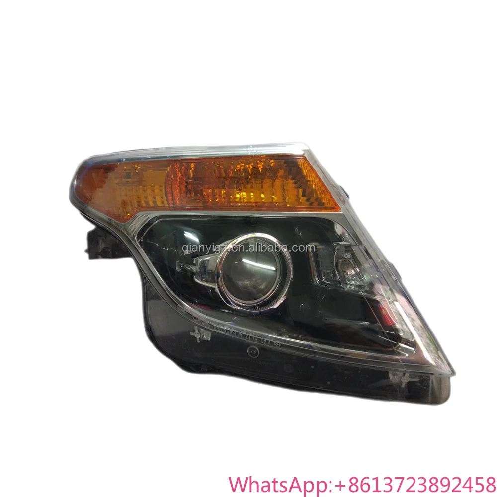 Compatible with 2014  Explorer Auto Parts Halogen Headlight Yellow Light Source for  Original High-definition Fisheye Lens