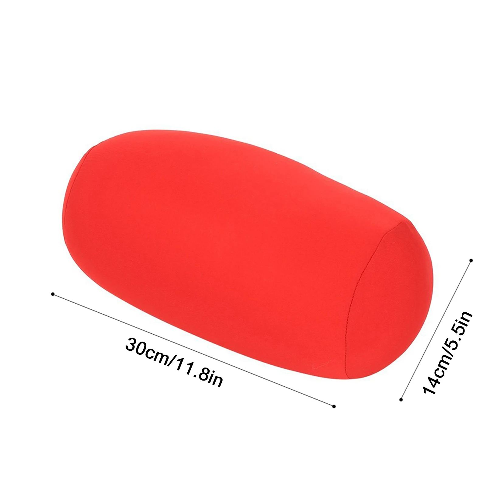 Mini Mikroperlen Rückenkissen Rollkissen Reise- und Heimkissen Schlaf-Nackenstütze Komfortables Sitzkissen für Zuhause – Detail 4