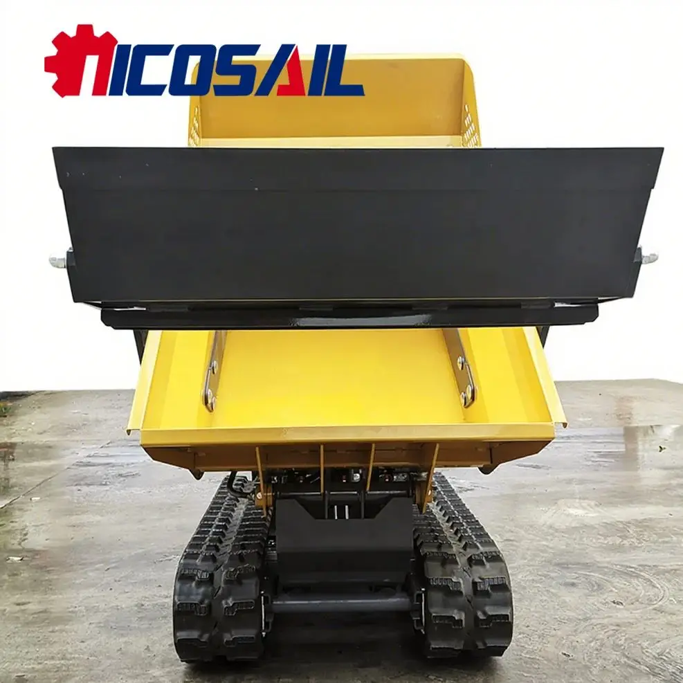 

Mini tracked dump truck, small skid steer dump truck, gasoline engine dump truck customized products
