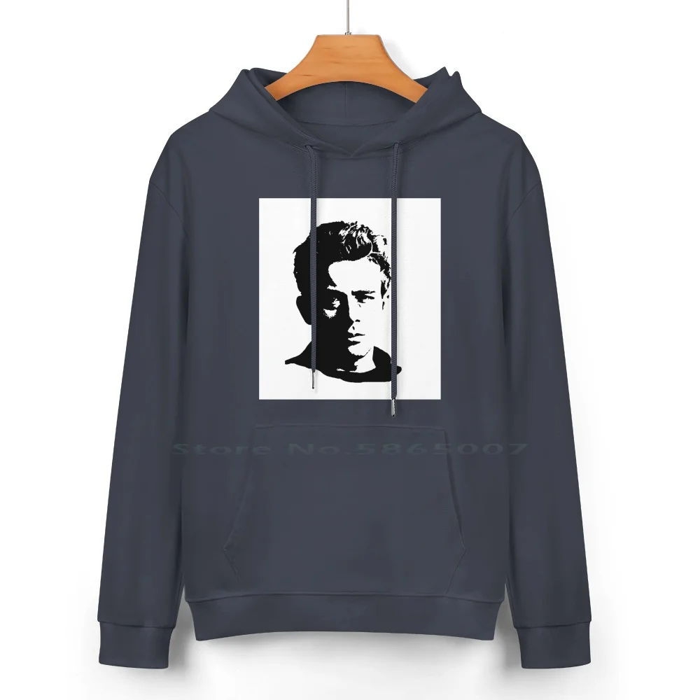 James Dean Pen And Ink Drawing Pure Cotton Hoodie Sweater 24 Colors James Dean Pen And Ink Art Stensil Art Black And White