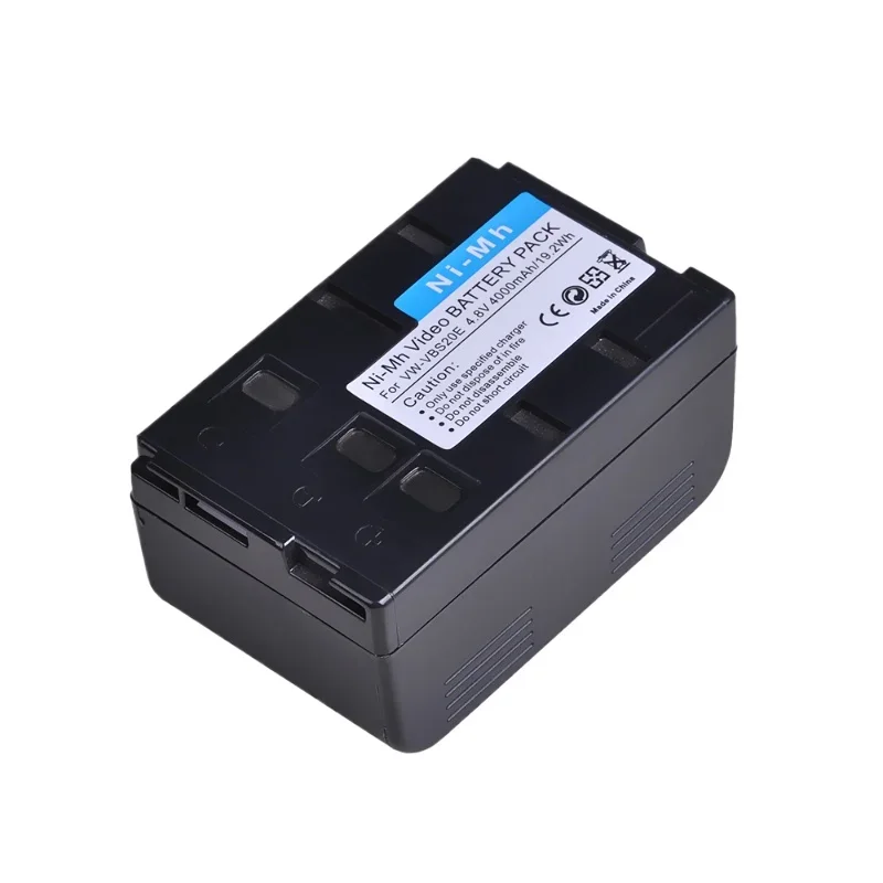For Panasonic HHR-V212 P-V212 VW-VBS20E VW-VBS10E VSB0200 P-V211 NV-VX10 RX11EG R500EN Rechargeable Ni-MH Battery 4000mAh