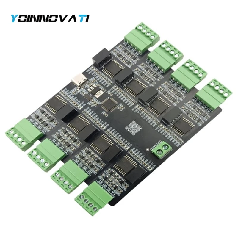 1PCS USB to RS422 Converter, 8-Channel Isolated RS422 Hub, 8-Port RS422 Adapter with Signal Isolation Protection