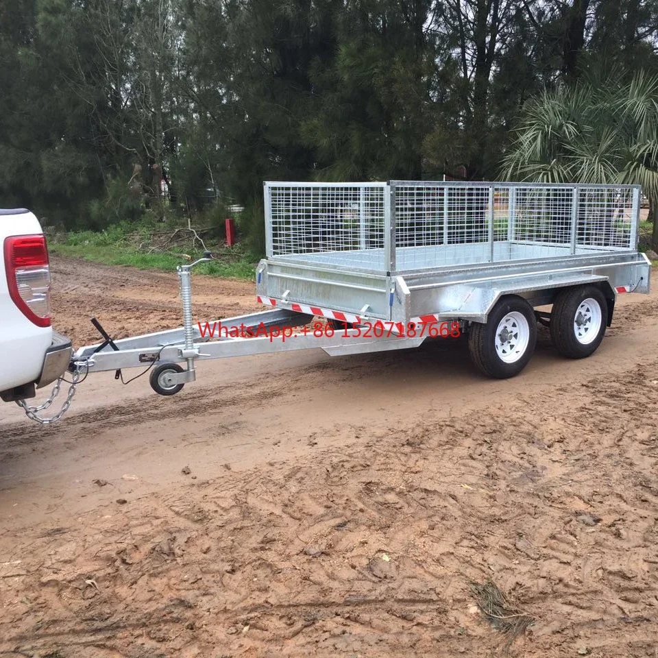 

RVS 8X5 hot dip galvanized fully welded series box trailer