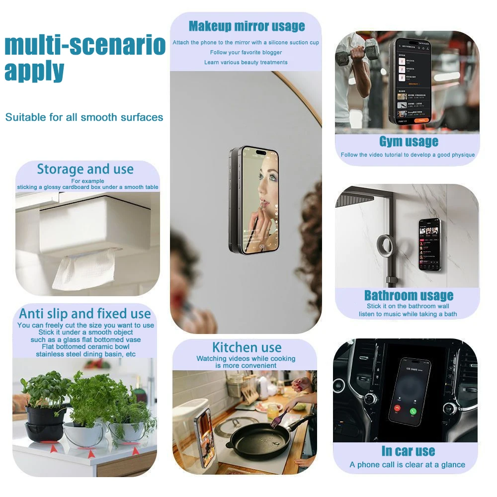 Upgrade 2IN1 Suction Cup Bracket Phone Case For iPhone 16 15 11 12 13 14 17 Pro Max Plus  AIR Cases Shockproof Cover Accessories - náhled 5