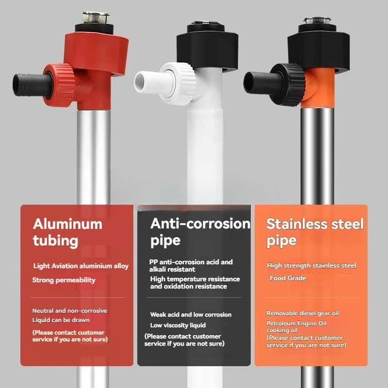 Bucket Type Electric Oil Pump Corrosion Resistant Diesel Fuel Transfer Pump Portable Liquid Refueling Barrel Pump