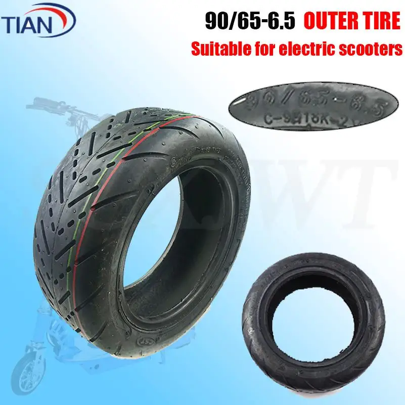 

CST90/65-6.5 city/road tires, 11 inch thick wear-resistant rubber high-quality tubeless tires suitable for electric scooters