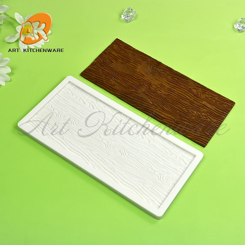 Bark Pattern Silicone Mold Grass Leaves Cake Baking Decoration Chocolate Mold Pudding Silicone Mold