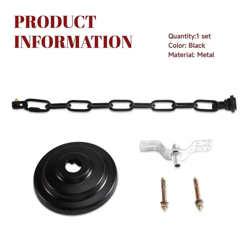 B50C Ceiling Mounting Kit For Chandelier Chain Light Fixture With Light Canopy Kit For Hanging Light, Chandelier