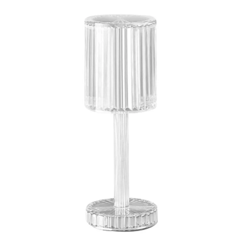 Gatsby Diamond Crystal Table Lamp Net Red Bedside Romantic Atmosphere Lamp Modern Minimalist Creative Line Acrylic Table Lamp