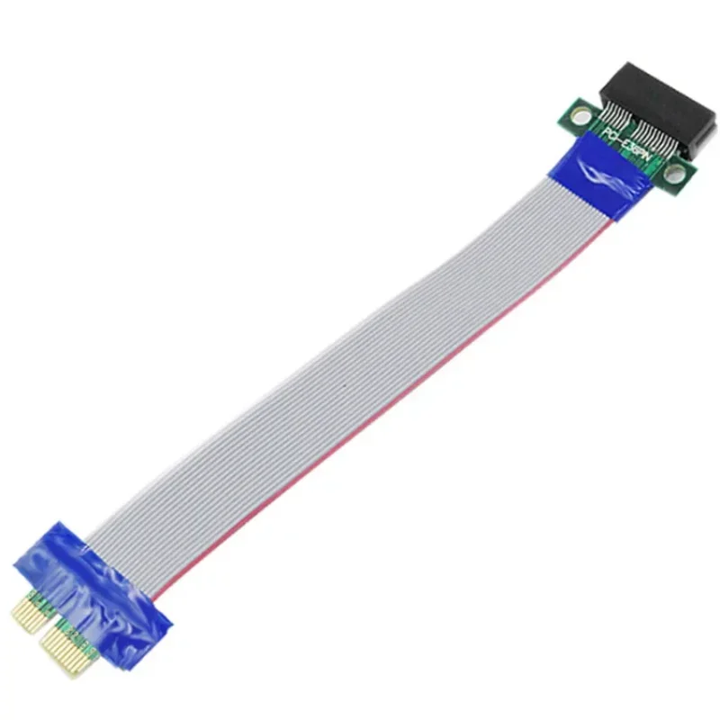 PCIE X1 Expansion Cable Graphics Card  Male To Female Adapter Extension Converter Flexible Line PCI-Express 1X for 1U 2U Server