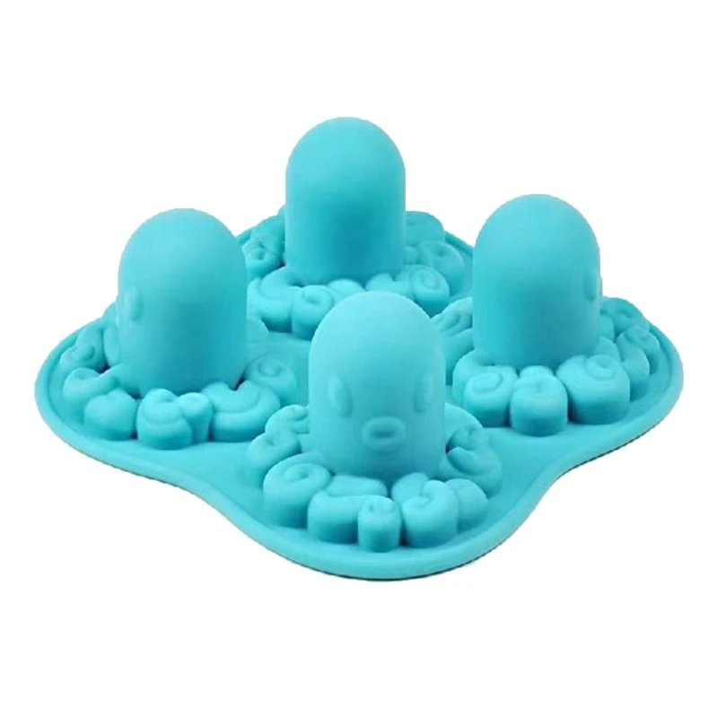 

Reusable Octopus Silicone Moulds, Home Kitchen Ice Maker, Chocolate Jelly Candy Mold