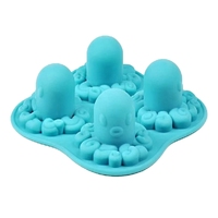 Reusable Octopus Silicone Moulds, Home Kitchen Ice Maker, Chocolate Jelly Candy Mold