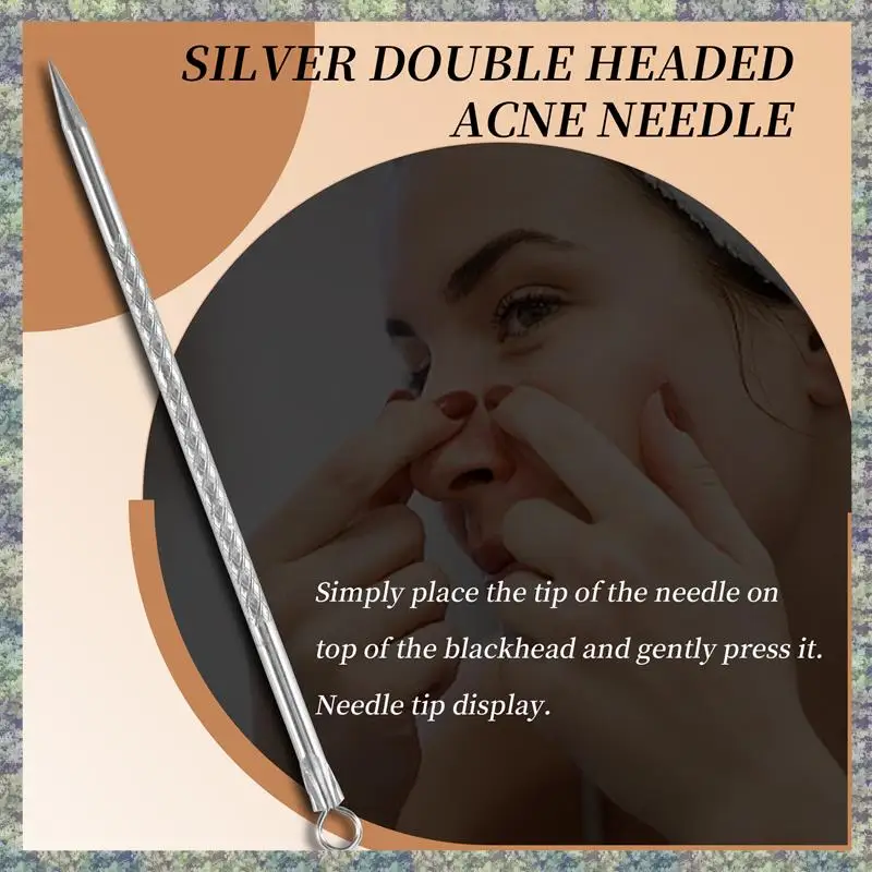 

WON Stainless Steel Needle For Acne Buttons Blackhead Comedo