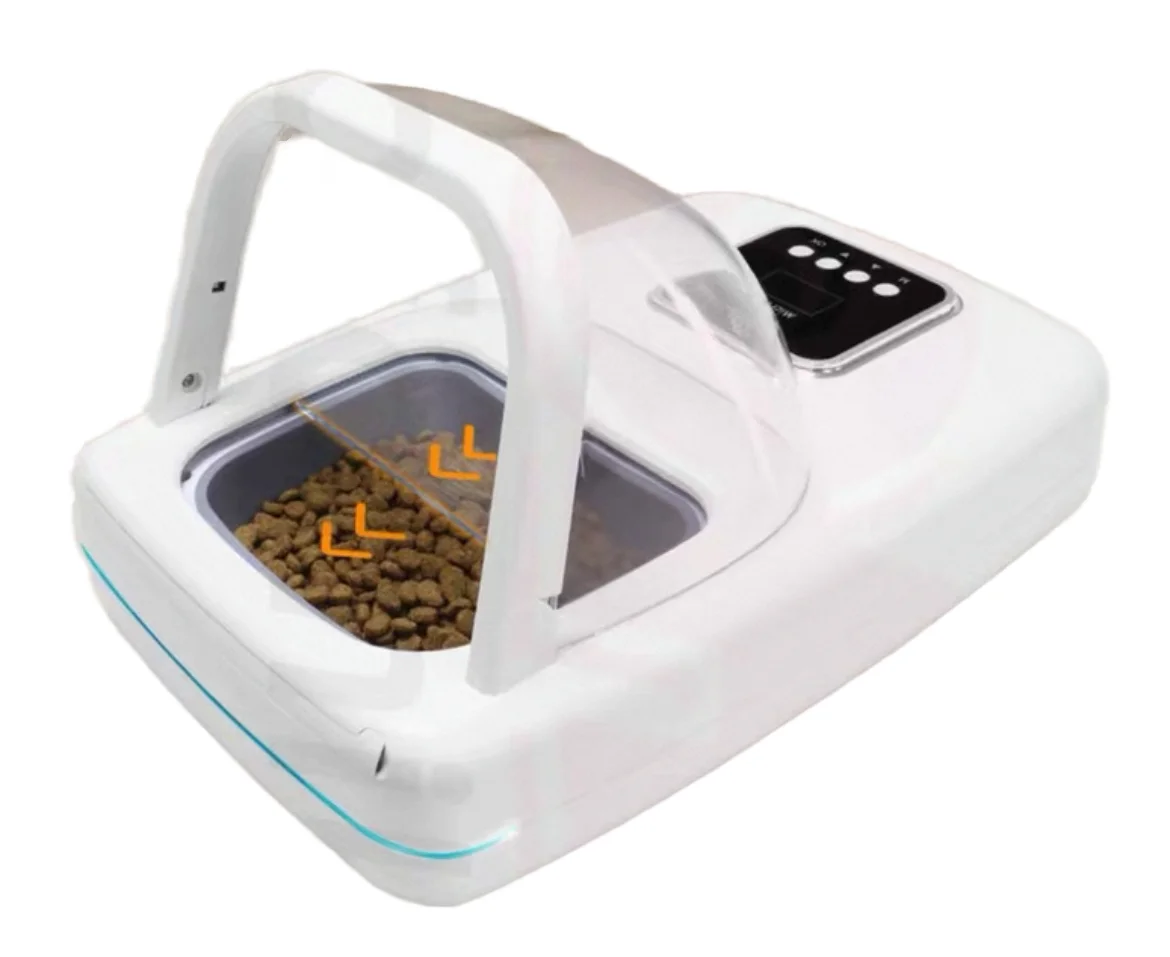 

Style Smart Pet Feeder with RFID Chip Infrared Sensor Automatic Cat Feeder with Portion Control Timer for Freshness Preservation