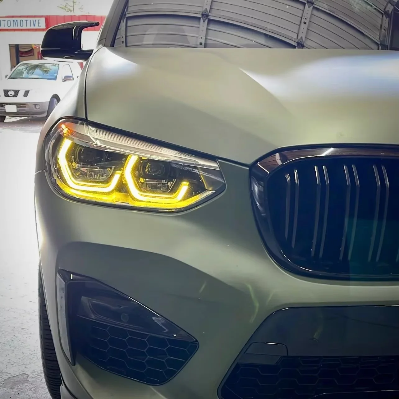 Adaptive Headlight Yellow Angel Eye For BMW X3 G01 X4 G02 2018 2019 2020 2021 DRL Daytime Running light LED Module