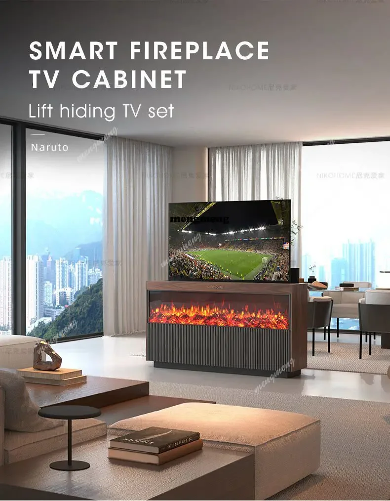 Hot sales One-click lift automatic 55-inch TV hidden TV cabinet living room bedroom hidden TV cabinet 65-inch dedicated