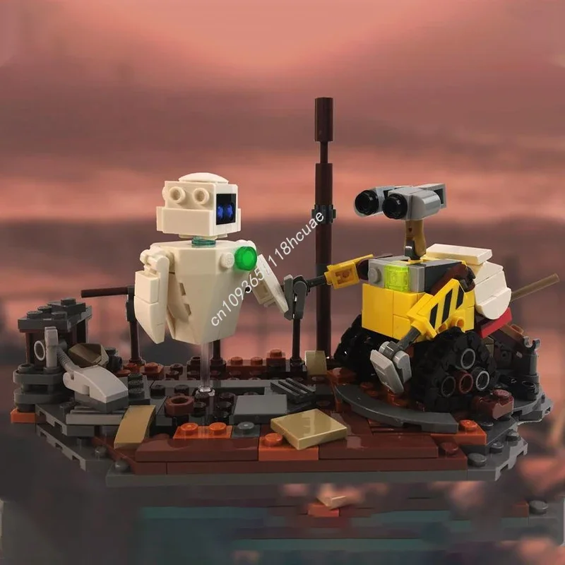 

314 деталей MOC Мини-диорама «Настенный Э.И.В.» (Disneying) — конструктор, развивающая творческая игрушка, рождественский подарок