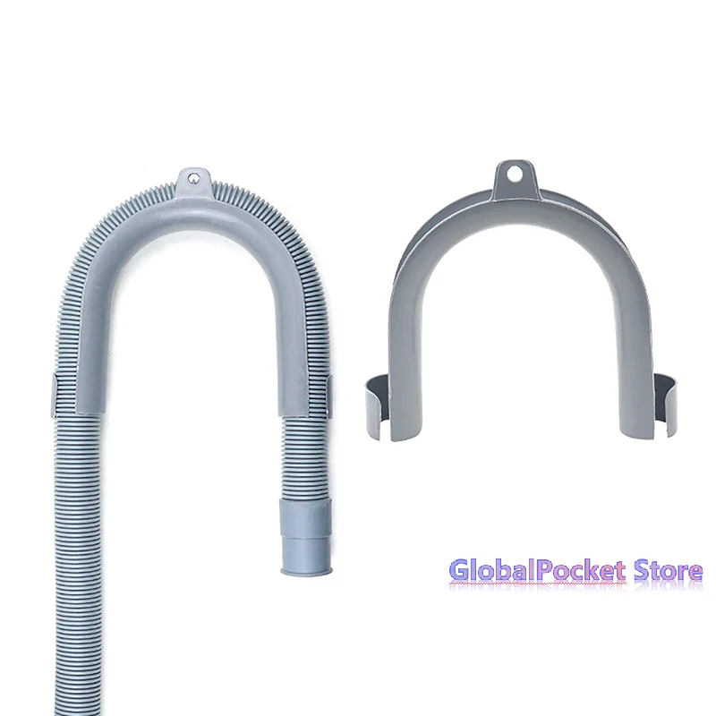 Universal U Shape Drain Outlet Hose Guide Assembly Fit Drain Hose Washing Machine Dishwashers Hose Clip Hose Holder Bracket