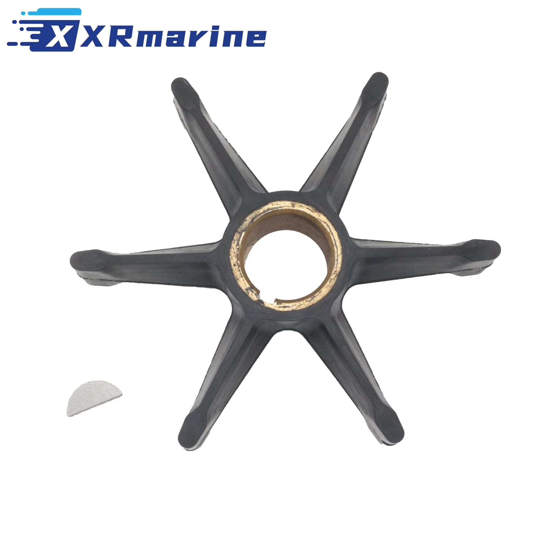 Impeller 0777130 with Key for OMC Johnson Evinrude Stern Drive 100HP To 260HP and All 4 6 8 Cyl Engines 379475 777826 18-3086