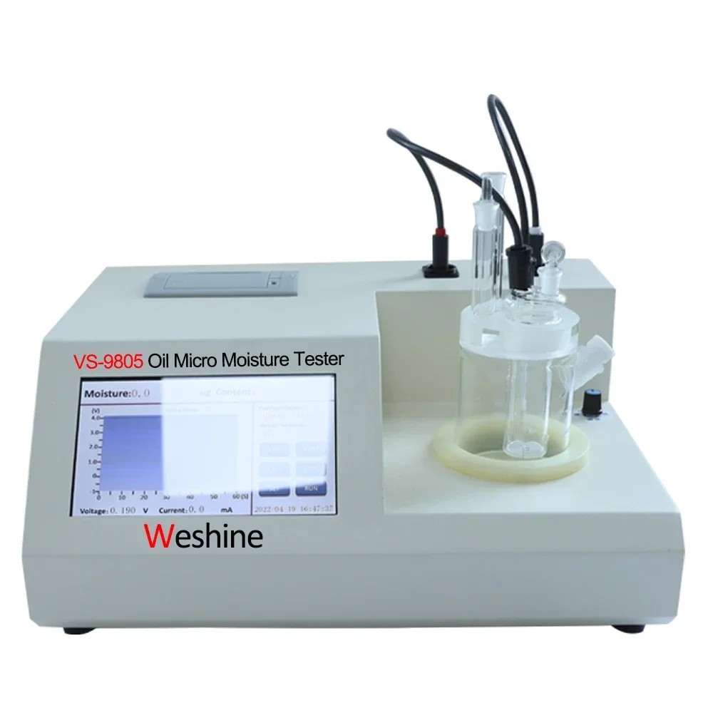 

Karl Fischer Oil Trace Moisture Coulomb Method Measurement Tester