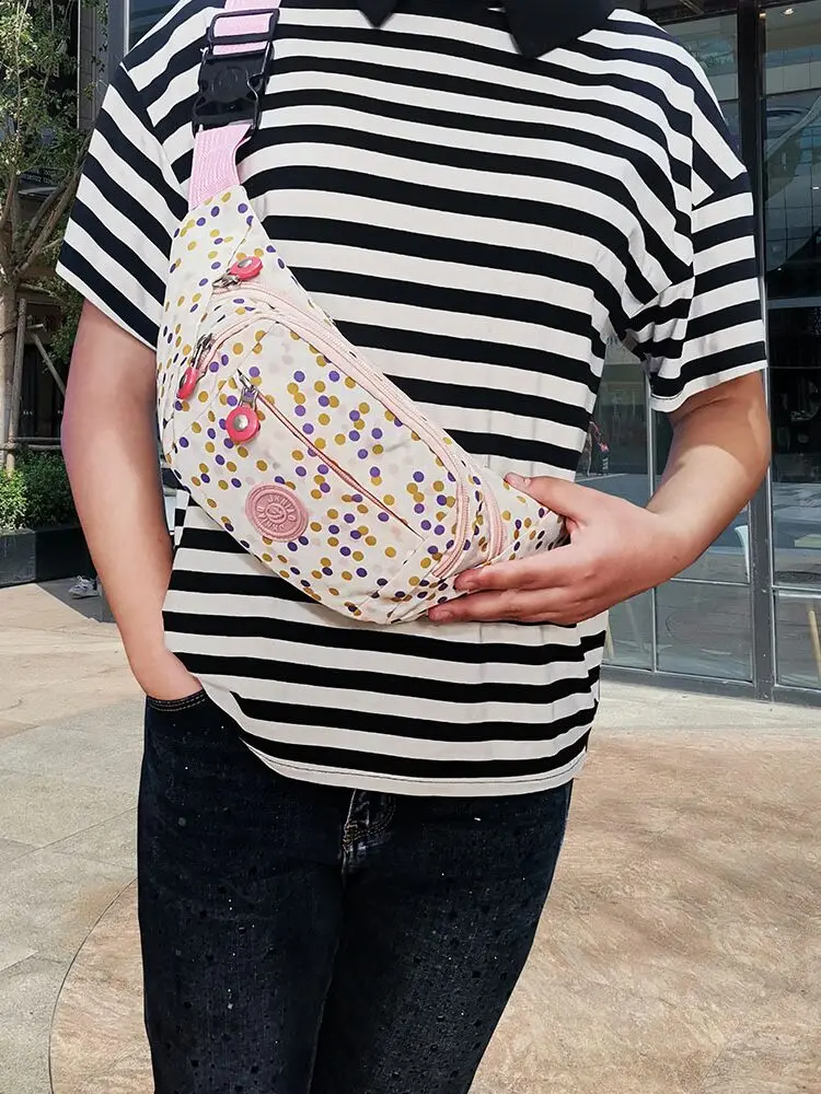 

Женская камуфляжная поясная сумка для бега, большая вместительная многокарманная водонепроницаемая модная спортивная сумка для езды на велосипеде и бизнеса