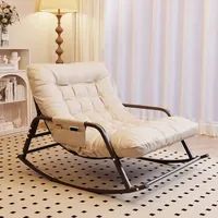 흔들의자 Rocking Chair Adult Lounge Chair Suitable For Sleeping Living Room Bedroom Home Use Leisure Chair Lunch Break Lazy Sofa