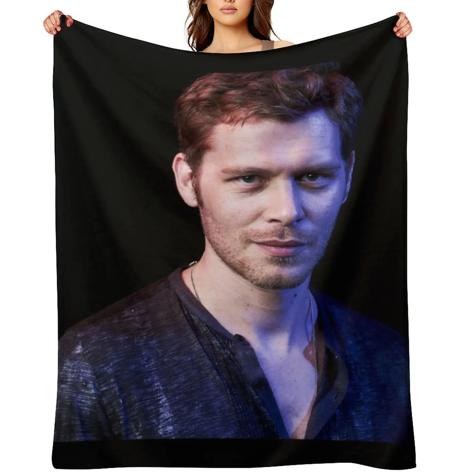 

Klaus Mikaelson the Originals Throw Blanket Bed Summer Beddings Flannel Luxury St Blankets