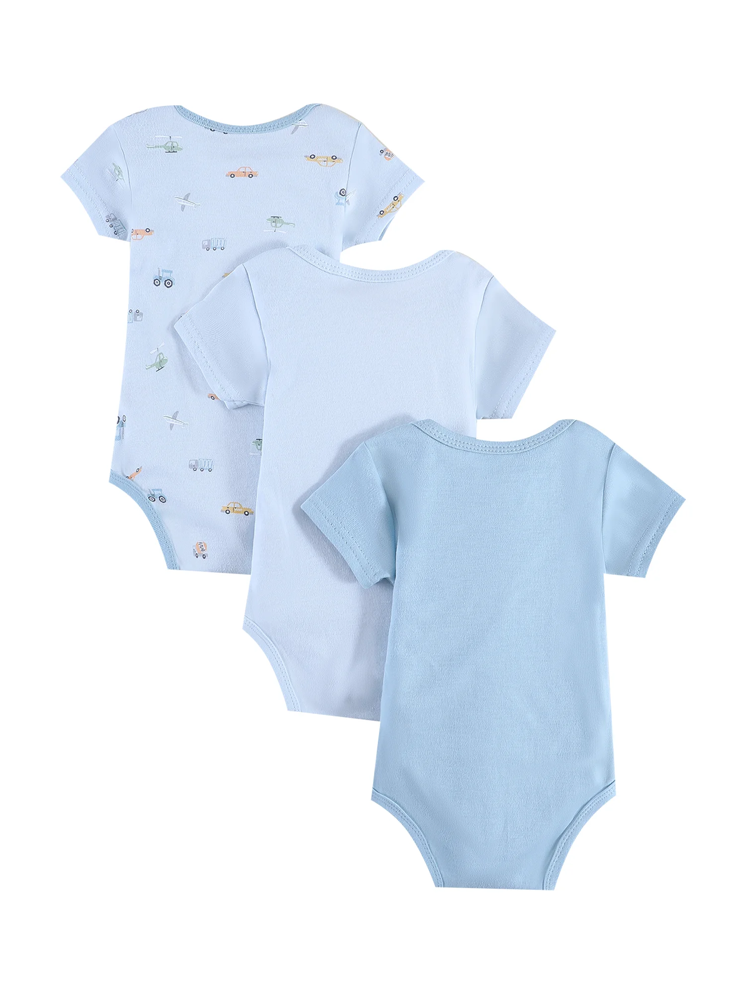 Baby boy clothing baby boy's onesies 3PCS Summer short-sleeve cotton fabric Newborn clothing Suitable for 0-9 months