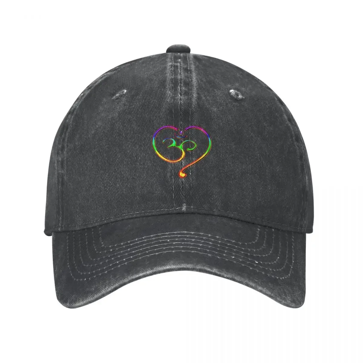 OM Heart, Mantra, Symbol Love & Spirituality, Yoga Cowboy Hat fashionable New Hat Beach Outing Luxury Woman Men's