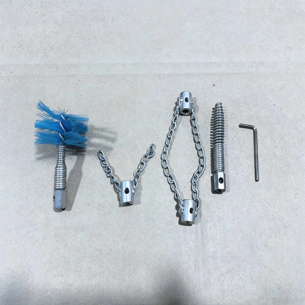 1 Set Abflussreiniger-Bürste, Abflussreiniger-Zubehör, 30mm Abflussreiniger-Bohrer, Stanzwerkzeug für große Rohrreinigungsmaschinen