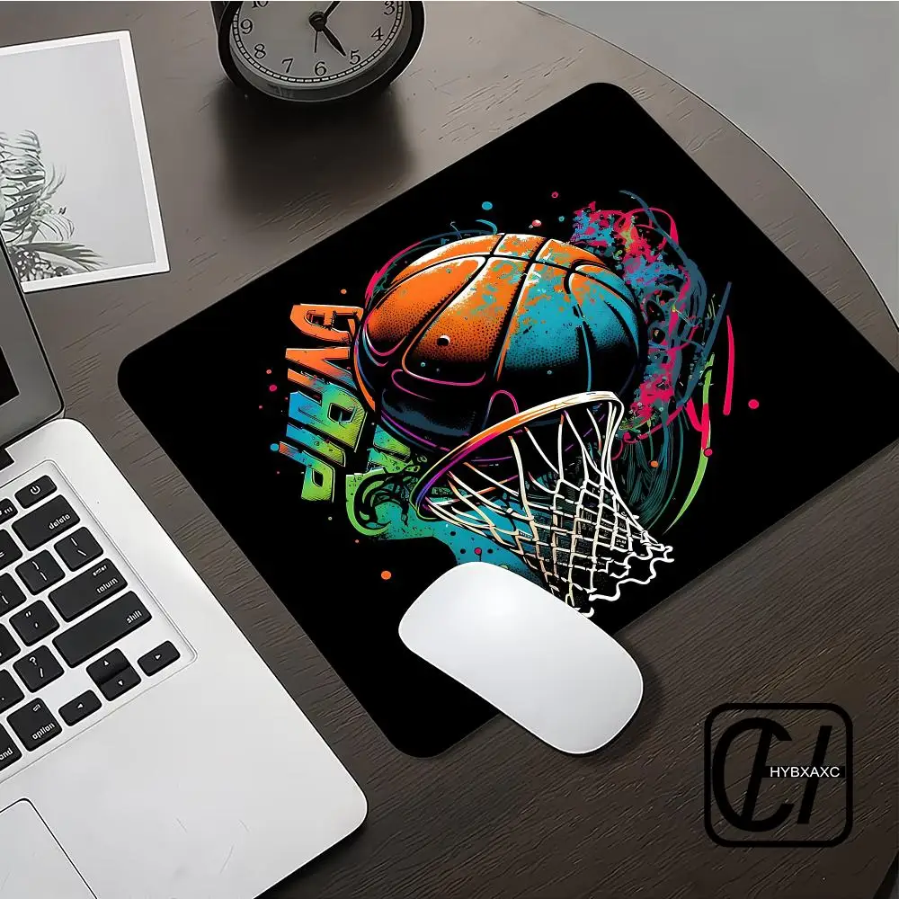 Graffiti Spray Paint Basketball Mouse Pad Small Size Gaming Mouse Pad Gamer Company Keyboard Mouse Mat Carpet Desk Mat HYBXXC