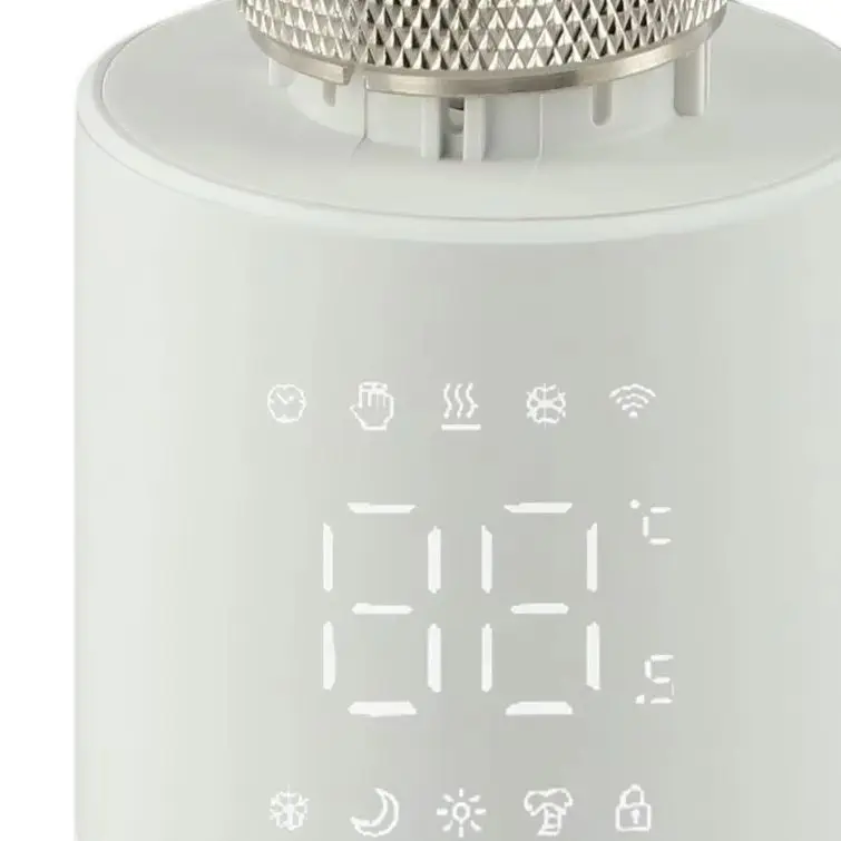 Mobile App Temperature Control WiFi Radiator Control Battery Powered Device Child Lock Feature Mobile App Integration