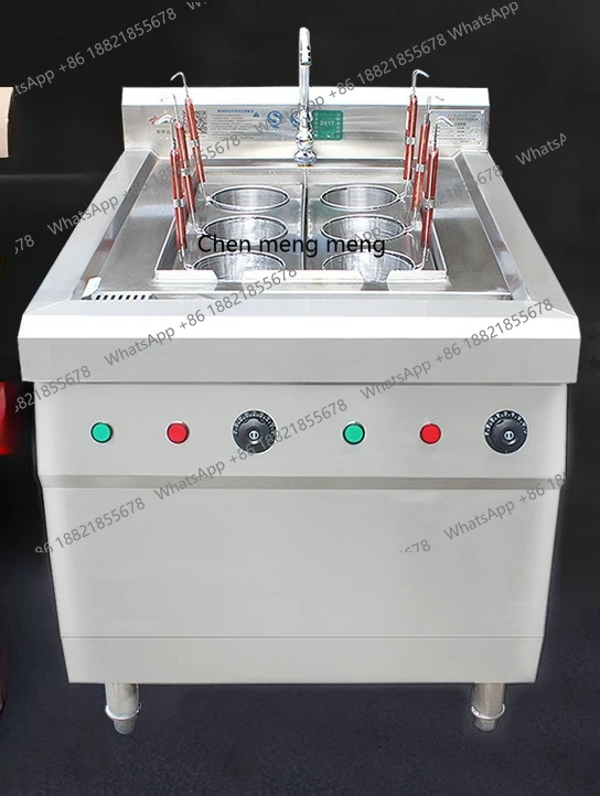 

Commercial noodle stove double groove six-head catering stainless steel kitchen equipment electric cooker