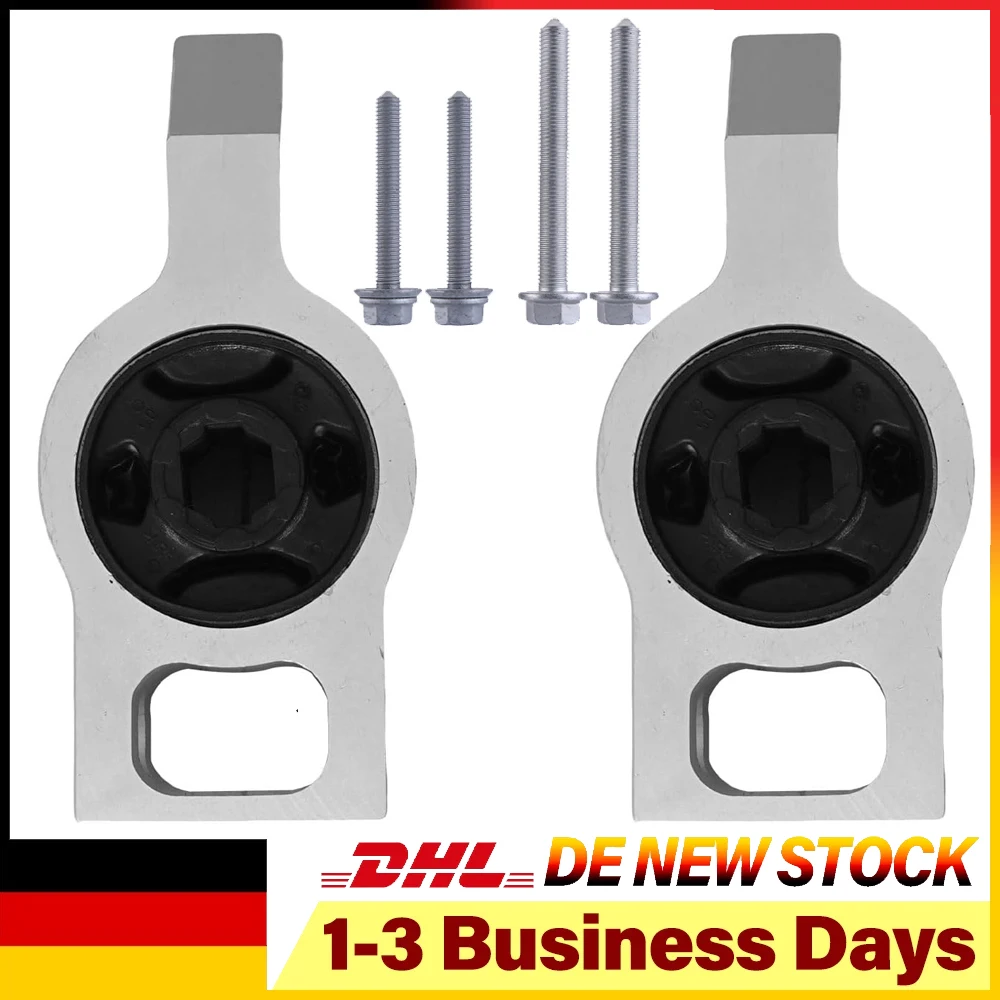 Image of 2 Stück Neuer Auto-Vorderer Unterer Querlenker-Buchsenhalter-Kit 3C0199231A für Audi Q3 VW CC Passat Sharan Tiguan Seat Alhambra Autozubehör
