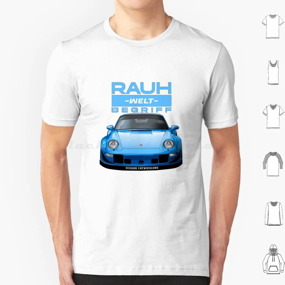 

Rwb 993 Футболка Хлопок Мужчины Женщины DIY Принт Rauh Welt Begriff Rwb Автомобиль Спортивный Автомобиль Немецкий Спортивный Автомобиль Немецкий Автомобиль Купе Немецкий