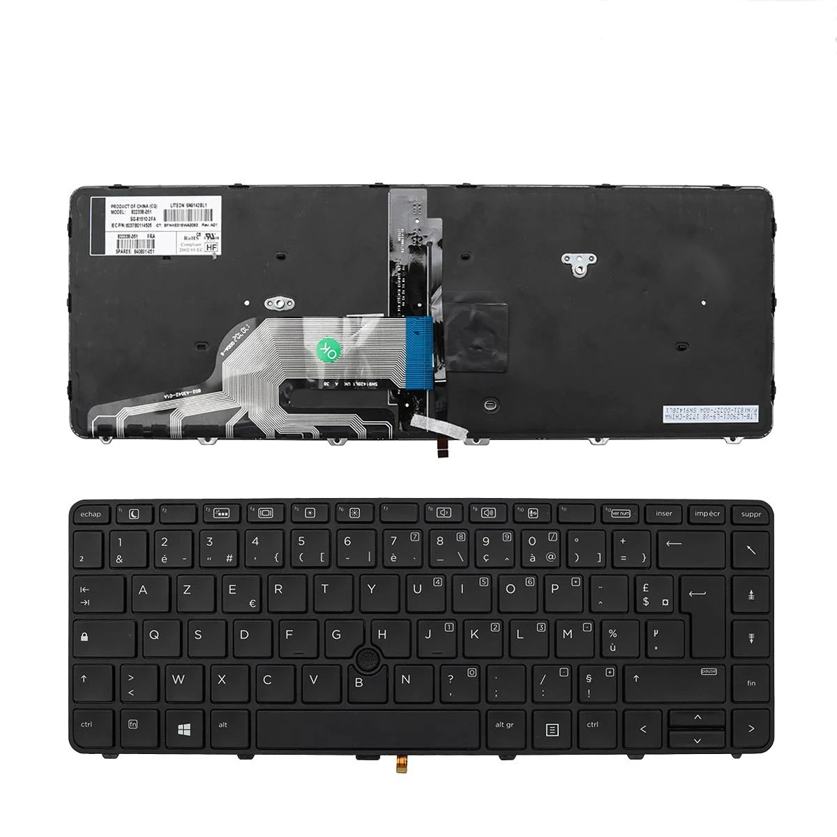 

New FR French Keyboard For HP Probook 430 G3 430 G4 440 G3 440 G4 445 G3 640 G2 645 G2 With/Without Backlit