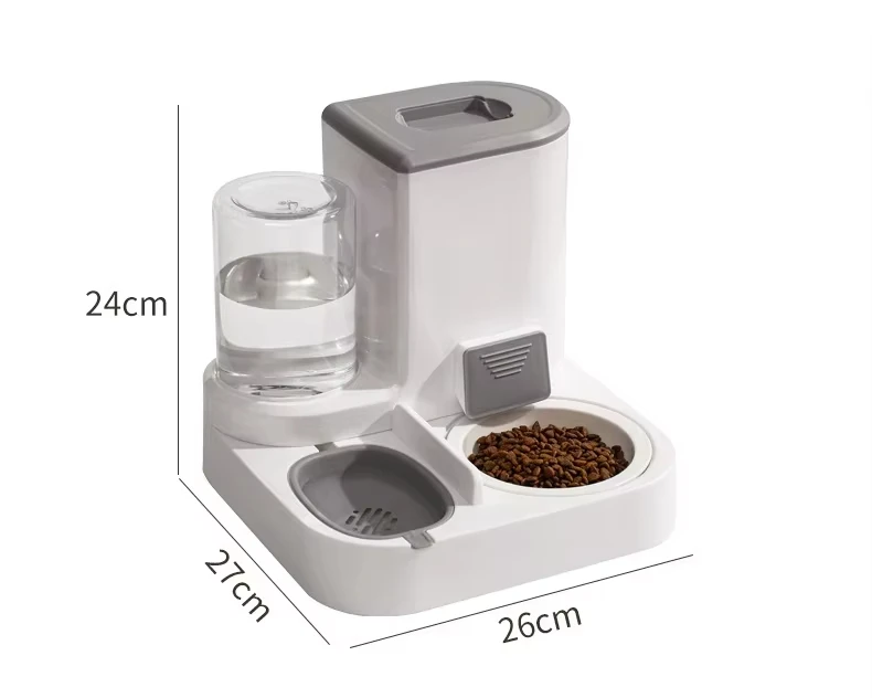 

Pet Smart Automatic Dog Feeder with Remote Monitoring Chargeable Modern Solid Design Waterproof Long Life Battery Bowls