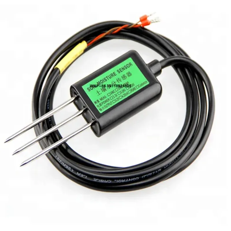 Hot Selling RS485 Soil Moisture Sensor with 3 Probes Volumetric Water Content VWC Max Output Current 20ma