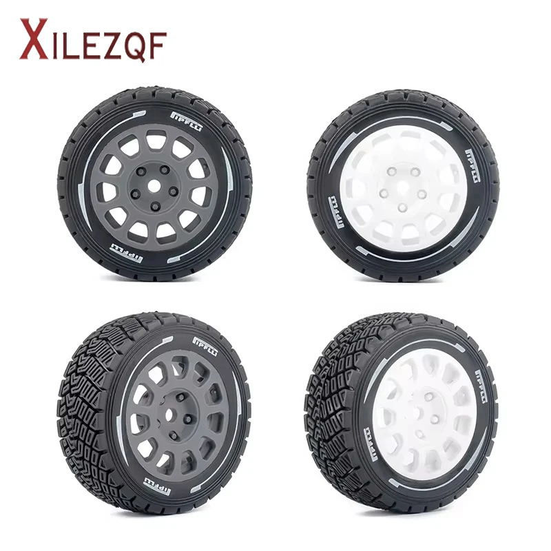 XILEZQF 4PCS 58mmx39mm 1/14 MJX Racing Flat Running Wear-Resistant Tire Skins Modified Accessory W307 for Model Cars view 6