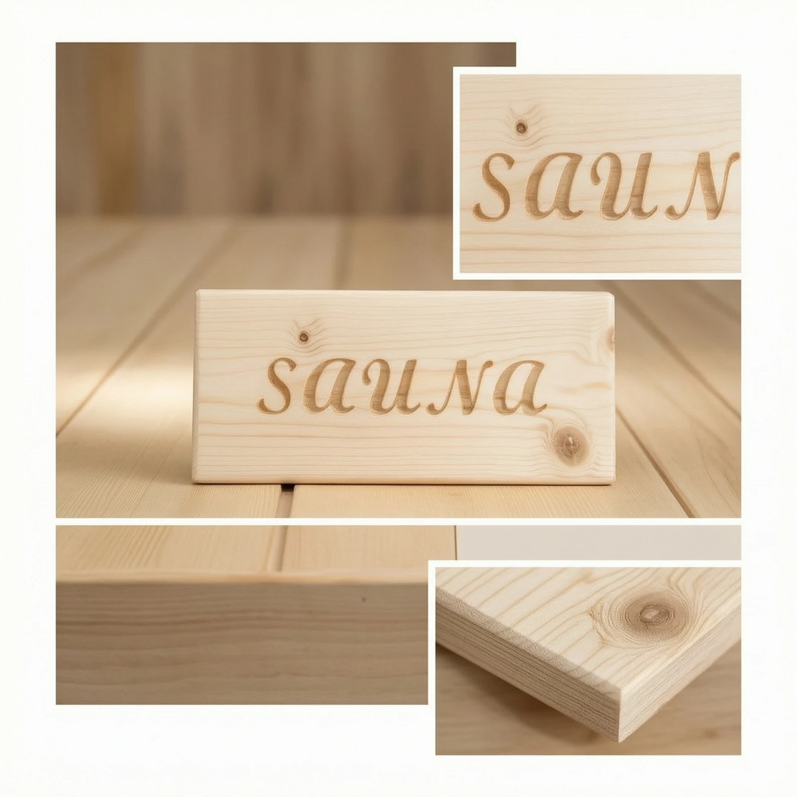 Sauna Door Handle Rectangular Wooden Sauna Handle Long-Lasting Solid for DIYers, Steam Room