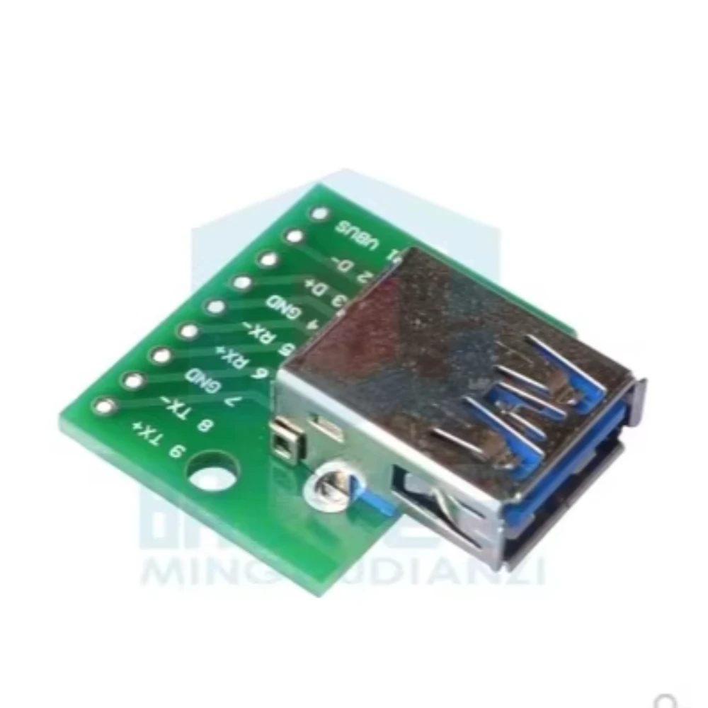 5PCS/LOT USB Male Connector / MINI MICRO USB to DIP Adapter 2.54mm 5pin Female Connector B Type USB2.0 Female PCB Converter