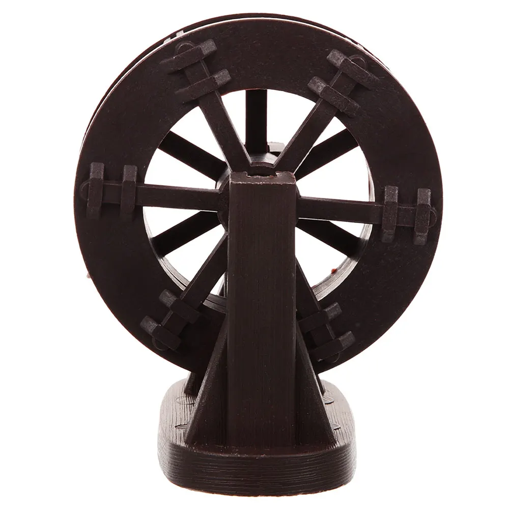 

Plastic Waterwheel Stand Rockery Project Mini Fountain Decor Prop Garden Landscaping Accessories Indoor