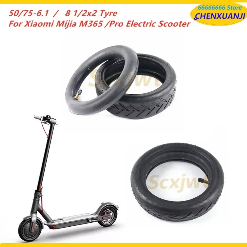 8.5 Inch 8 1/2x2 Tire Inner Tube 50/75-6.1 for Xiaomi Mijia M365 DUALTRON Mini DT Smart Electric / Gas Scooter Pram Stroller