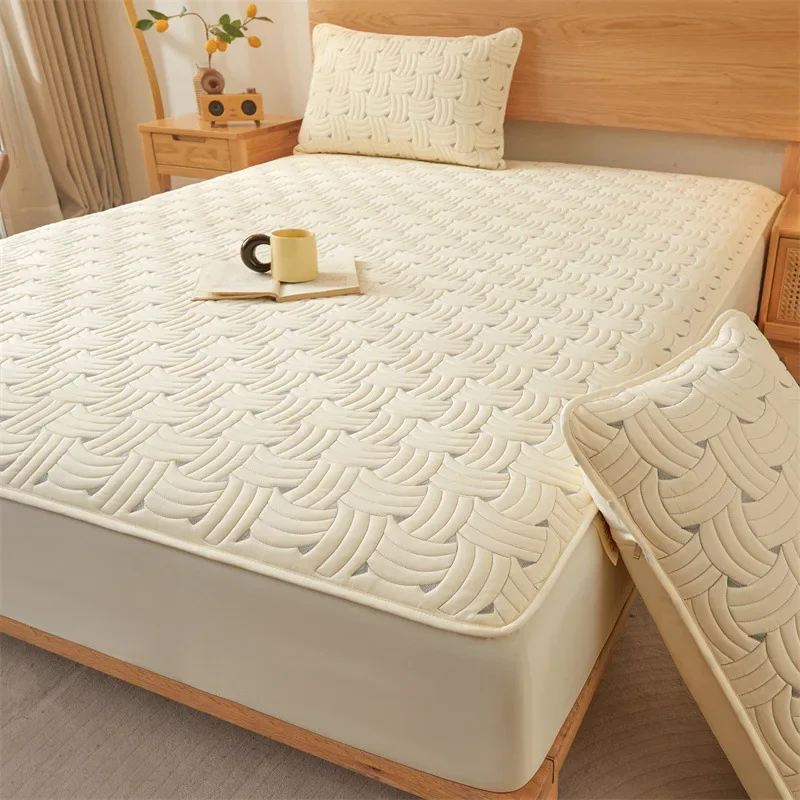 

Class A washed cotton Xinjiang cotton mattress 360 all-inclusive pure cotton padded mattress mattress protective cover