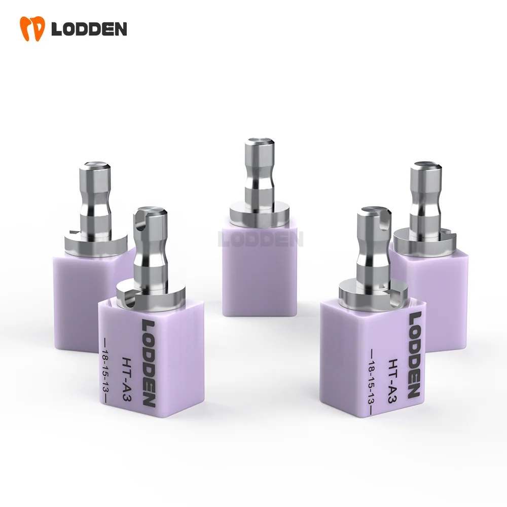 

5PCS/Box Lithium Disilicate C14 Dental Lab Glass Ceramic Blocks HT / LT For CAD CAM Sirona Cerec Veneer Dentist Materials