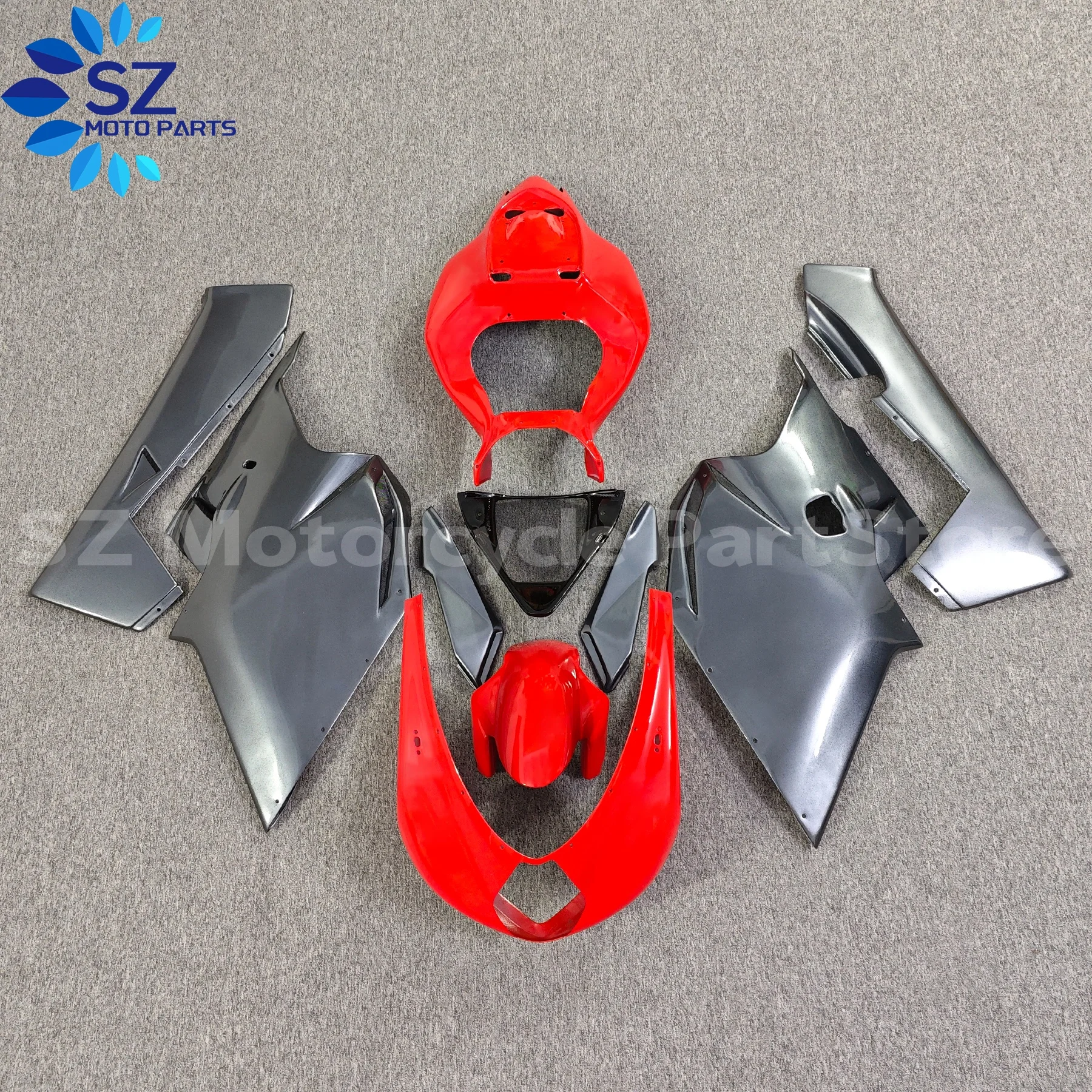 Carena Moto Completa per AGUSTA MV F4 1000 2005-2006 - Kit Carrozzeria in Plastica 05 06