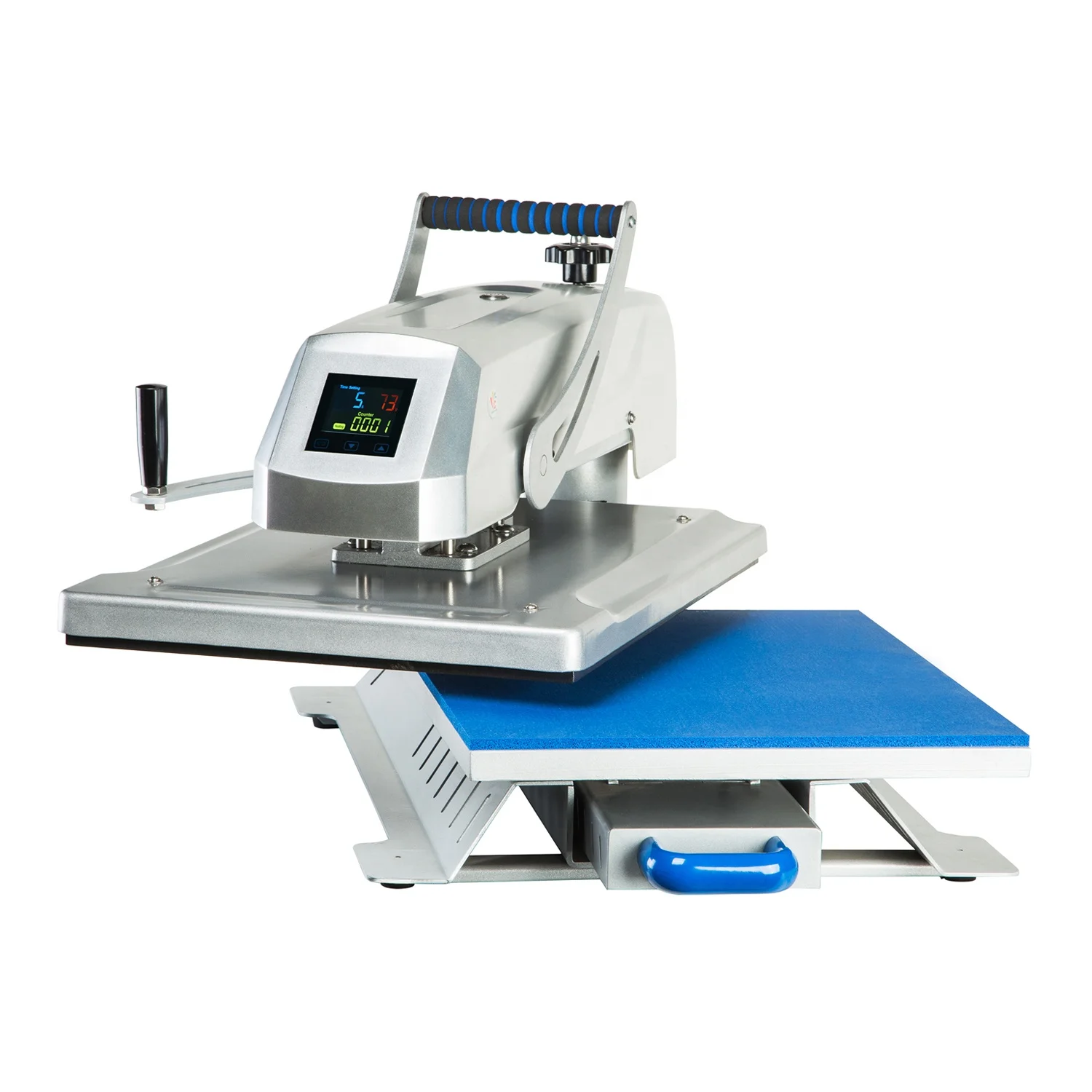 QK-1804 Hot Sales Shake Head High Pressure Cloth T-shirt Flatbed Hot-thermal Transfer Printing Heat Press Machine