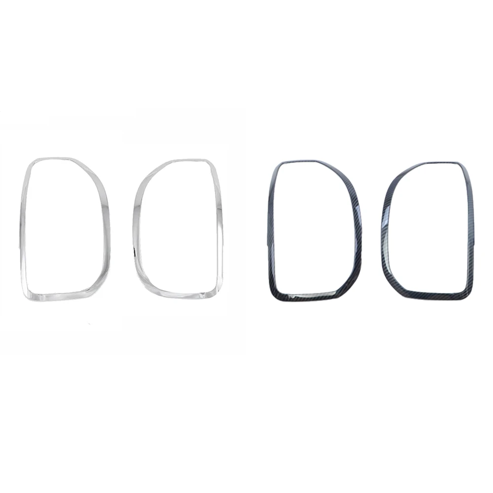 2pcs Rear Tail Light Lamp Cover Trims For Hyundai Venue 2019 2020 2021 Car Rear Left Right Tail Light Trim Ring Lamp Cover